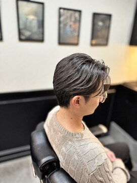 プラウド(PROUD) 曲がる縮毛矯正/センターパート/七三分け