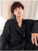 岡山メンズ20代30代40代ニュアンスパーマ刈り上げショート
