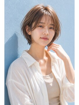フレイムス ヘアアンドリラックス 大宮東口店(Frames) レイヤーボブ髪型20代30代40代前髪あり前髪なし面長丸顔お大宮