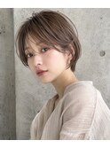 20代30代40代50代 &nbsp;&nbsp;大人ショート 川崎 似合わせ グレージュ