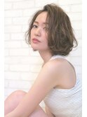 【Cura　原宿　小川雄基】　無造作ウェーブ大人ボブ