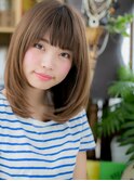 ■大人可愛いナチュラルカラーセミディ9-20★上尾20代30代40代
