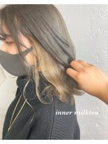 プライズ アイリス 池袋東口店(prize Iris)&nbsp;インナーカラー、ミルクティーカラー、インナーミルクティー