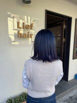リーフ ヘア 上田美容研究所(Lief hair) 泉州水ナスカラー