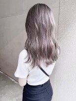 ヘアーアンドアトリエ マール(Hair&Atelier Marl)&nbsp;【Marl】ラベンダーグレージュカラー×外国人風セミディ