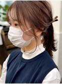 【横浜で叶える♪おくれ毛】小顔おくれ毛　韓国風　前髪　横浜