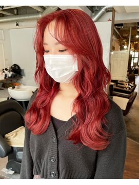 トロニー(TLONY) 渋谷 チェリーレッド/ロングレイヤー/エクステカラー/natsuki