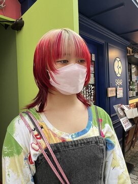 エマ(emma) ホワイト×レッドカラー