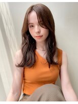 ガレージ バイ グリーン 原宿 表参道(Garage by green)&nbsp;【loki】セミロング×エアーウェーブ