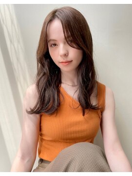 ガレージ バイ グリーン 原宿 表参道(Garage by green) 【loki】セミロング×エアーウェーブ