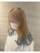 リー 京橋(Lee) 【Lee京橋】ミディアム×裾カラー