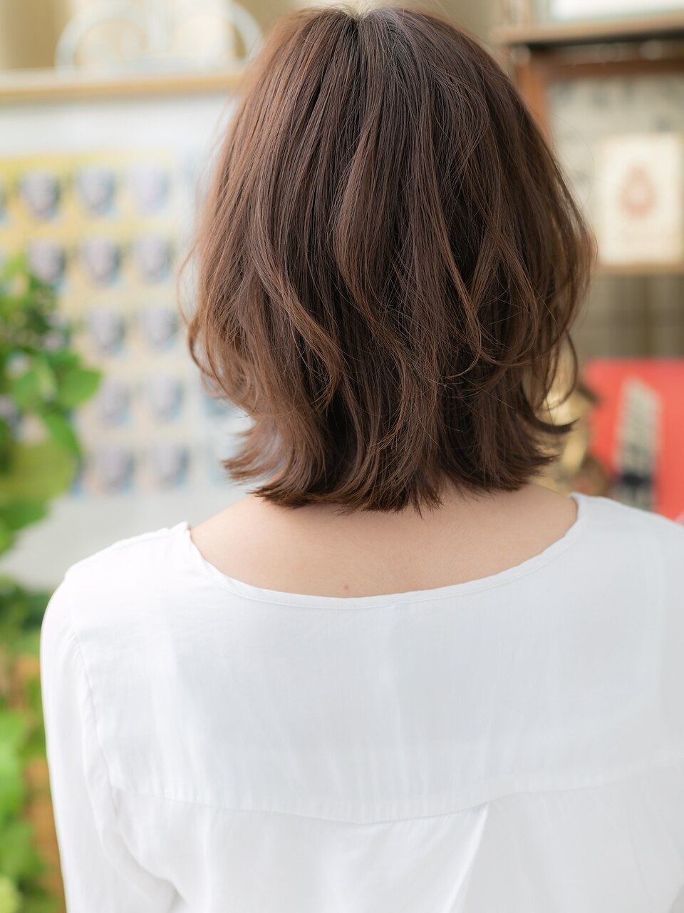 □抜け感くせ毛風かきあげボブウルフ309-2☆川口30代40代50代