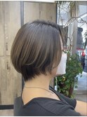 大人綺麗なショートヘア/ショートボブ/ショートカット/大船駅