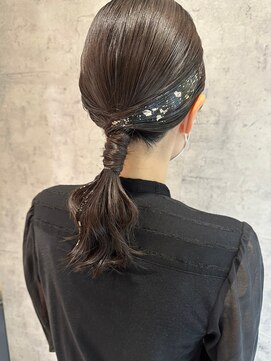 リュミエ ドゥ マッシュ(Lumier de mashu) 金箔ヘアセット