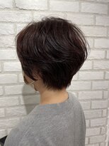 アッシュ 稲田堤店(Ash)&nbsp;トワイライトピンク×ショートボブ