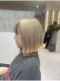 【有坂映哉】ホワイトブロンド/フェイスフレーミング