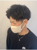 ツイスパ×アップバングショート