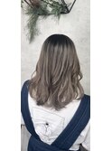 バレイヤージュグレージュカラーレイヤーシルキーベージュ
