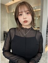 ロンドワン 三宮元町(Lond one) ゆるふわくびれボブ/柔らかベージュカラー/イノアカラー/神戸