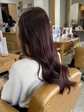 メアリー バイ メリー(marry by merry) 【立町メアリーバイメリー】☆ワインピンク×セミロング☆