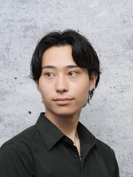 ロバーツヘアー 日野店 メンズナチュラルセンターパート