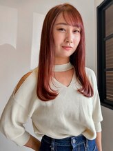 アンドファインヘアービューティー(AND FINE hair beauty) 透明感アプリコットピンク