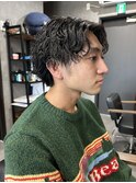 波巻きスパイラルパーマ