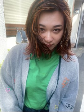 ヨル(yeol) nuance orange highlight