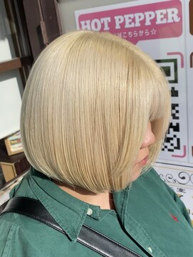 イエローコーン 金沢文庫店(YELLOW CORN) 抜きっぱなしボブ