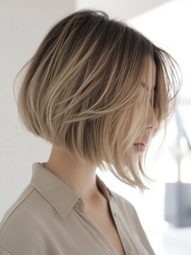 アルトリスト(Altruist Aging×HAIR&SPA) ☆イメチェンピンクベージュアンブレラカラー前髪クールショート