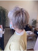 透明感アップ＊白髪ぼかしカラー＃袋井駅＃白髪ぼかし＃髪質改善
