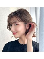 モンド ヘアクリエーション 西田店(monde hair creation)&nbsp;【monde】くびれボブ×インナーカラー×レイヤーカット
