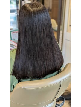 ビゼン 東伏見本店(hair make BIZEN) アイロン無し　艶ロング