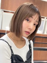 ネイロ バイ ジルブラン 葛西(NeiRo by JIL BLAN) ハイライト白髪ぼかしダブルカラーインナーカラーショートボブ