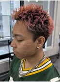 スパイキーショート/ピンクレッド