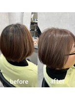 ウル バイ ドット(ulu by dot.)&nbsp;【仁藤】髪質改善カラー/白髪ぼかしハイライト[町田駅/髪質改善]