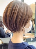 似合わせカット30代40代50代ショートボブくびれレイヤーカット
