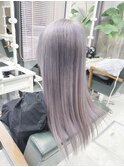 【10～20代人気】ハイトーンロング×ホワイトシルバーカラー
