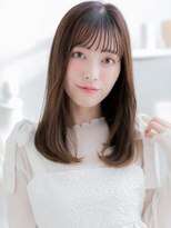 モッズヘア 越谷(mod's hair) ★ココアグレージュ美髪ワンカール艶感ストレート30代40代★1