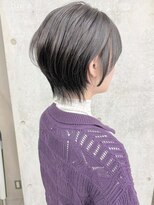 モリオ(morio)&nbsp;くびれショートウルフ丸みショートボブ前髪ありショートヘア