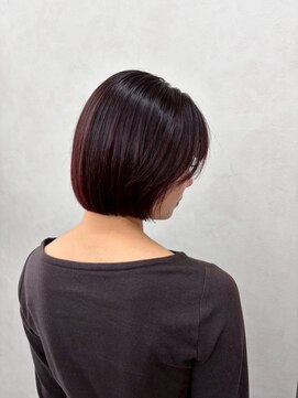 クム 横浜(qumu) 【qumu】うる艶レッドボブ
