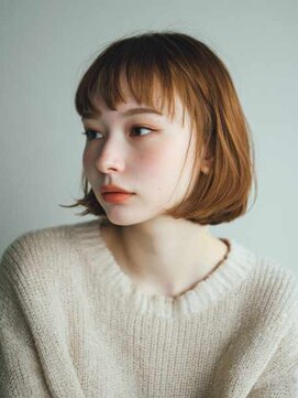 シェル 立川(shell) くびレイヤーエモージュグレージュカラーくびれショート【立川】