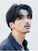 渋谷メンズパーマフェザーパーマシャドウパーマセンターパート