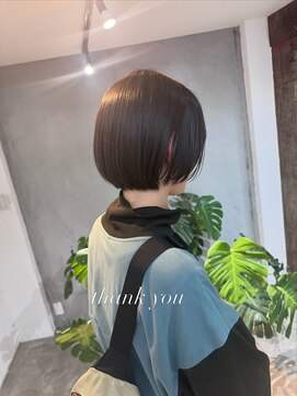 エムドットヘアーサロン(M. hair salon) 【栗本浩司】大人ショートボブ