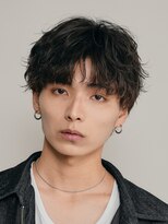 バイフィフス 原宿/表参道(by fifth)&nbsp;原宿ゆるめツイストスパイラルパーマ短めマッシュ微分けスタイル