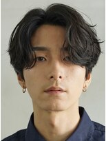 レタッチ バイ フィフス 銀座(RETOUCH by fifth) 銀座ルーズパーマシャドウパーママッシュセンターパート刈り上げ