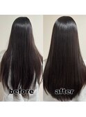 【monde】before × after × 髪質改善