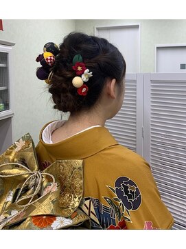 アベニューケー avenue K ヘアーメイク hair make 成人式ヘアセット