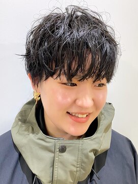 エガク(egaku) カジュアルショートパーマ
