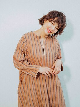 アカサ(A.casa) ボブパーマスタイル/20代/30代/40代/50代/西阿知/イオン倉敷